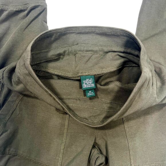 Wild Fable Olive Green High Waisted Pocket Joggers Leggings Size XS - Picture 5 of 7